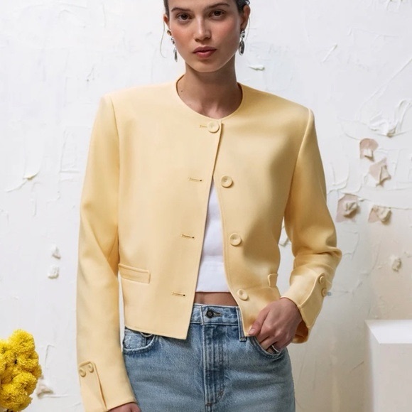 Favorite Daughter The Aurora Collarless Jacket